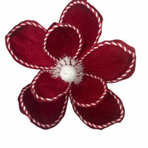 Poinsettia Borde Candy Rojo 30cm