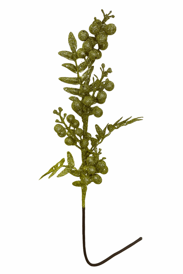 Follaje Hojas Flor Bolas Esc Dorado 62*0
