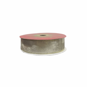 Cinta Gamuzada Dorada Borde Brillante Dor 3.8cmx10yd