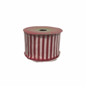 Cinta Rojo Con Lineas Blanco Horizonatl 9,1mts*6,3cm
