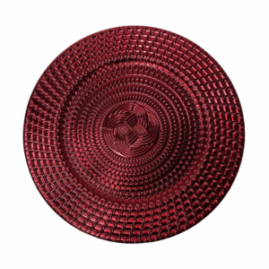 Plato Trenzado Fondo Nudo Fortuna Plata 33*33*1.7