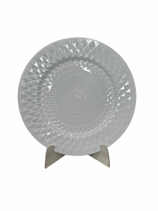 Plato Fondo Decorado Blanco 33cm - Image 2