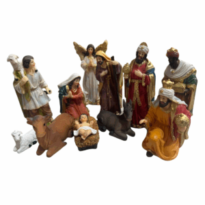 Pesebre 12 Pcs 13cm Poliresina