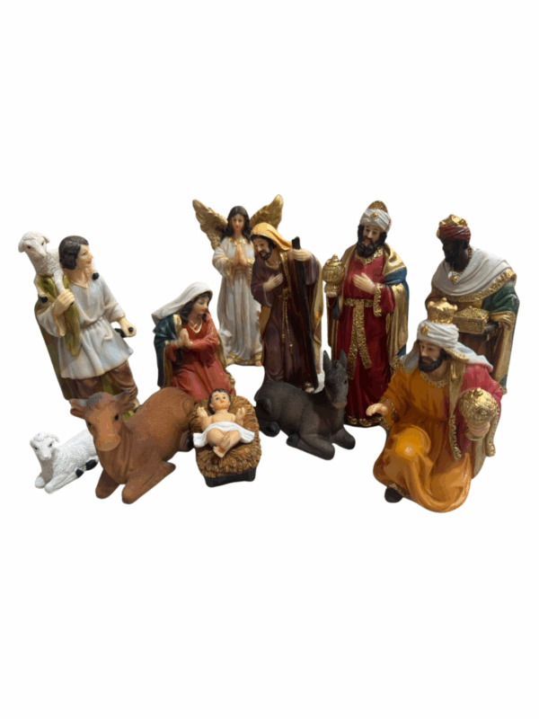 Pesebre 12 Pcs 13cm Poliresina