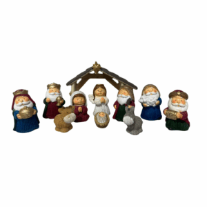Pesebre Infantil Colores Brillantes Poliresina