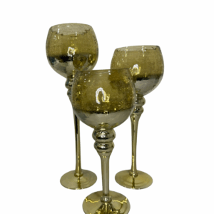Set X 3 Copas  Marfil Lisas