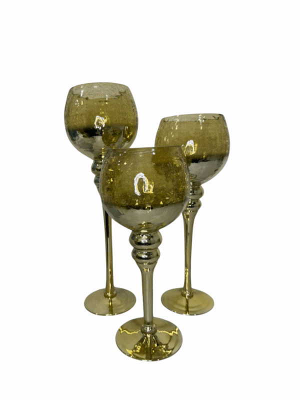 Set X 3 Copas  Marfil Lisas