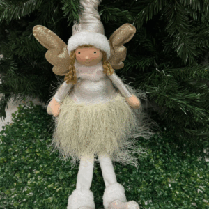 Muñeca Angel Sentada Con Tutu Led 22*20*84cm