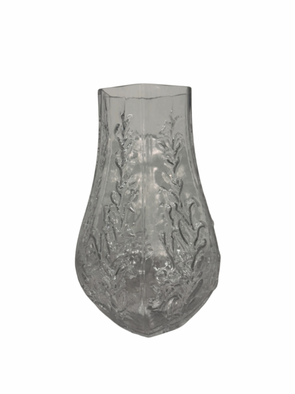 Jarron De Vidrio Trasparente Con Textura 52*40*32cm