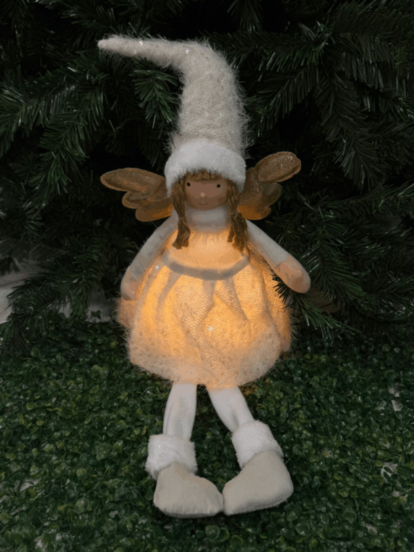 Muñeca Angel Sentada Con Falda Led 22*20*84cm - Image 2