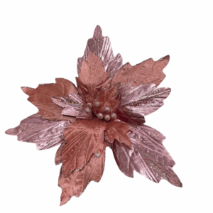 Poinsettia Brillante Oro Rosa 40*40cm