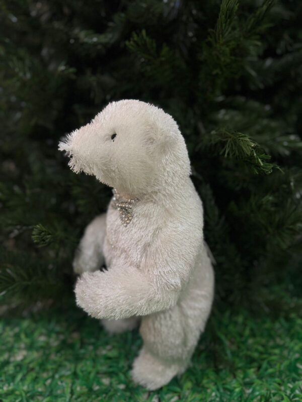 Papa Oso Polar De Pie Con Moño 23*20*40cm - Image 2
