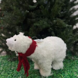 Oso Polar Bufanda Roja