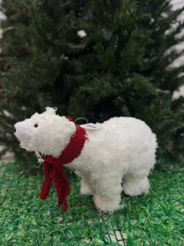 Oso Polar Bufanda Roja