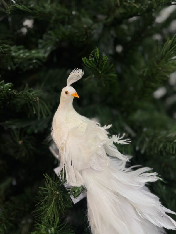 Pavo Real Blanco 40*15*13cm