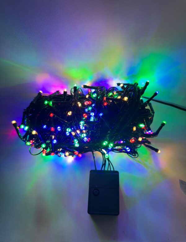 Led 300l Linea Cable Verde 18 Metros Caja Multicolor