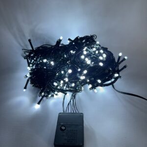 Led 300l Linea Cable Verde 18 Metros Caja Blanco