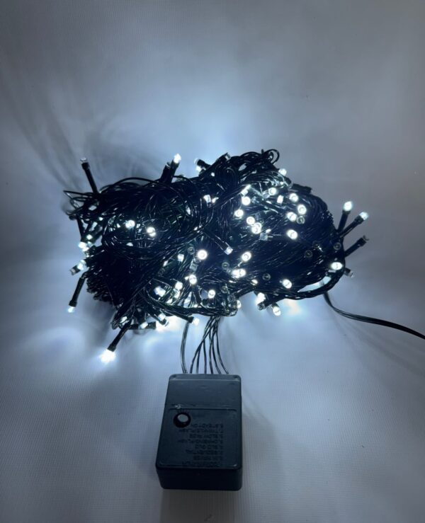 Led 300l Linea Cable Verde 18 Metros Caja Blanco