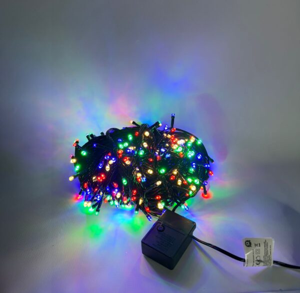 Led 400l Linea Cable Verde 24 Metros Caja Multicolor