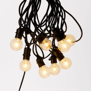 Led 20l Linea Con Lampara De Filamento  10 Metros  Calido
