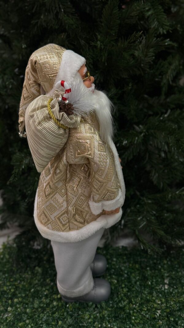 Papa Noel Traje Champaña/Plateado  60cm - Image 2