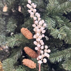 Follaje Espiga Berry Y Piñas 70 cm