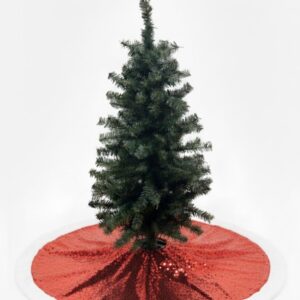 Pie de Árbol Traje de Santa Escarchado