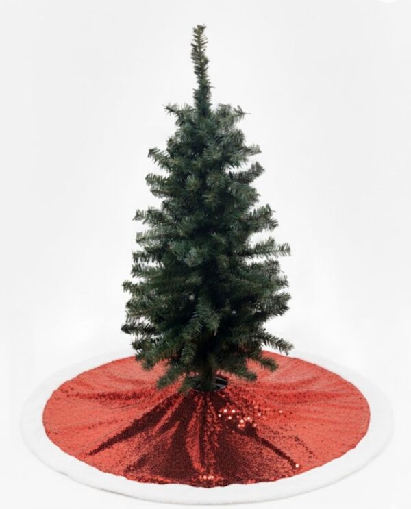 Pie de Árbol Traje de Santa Escarchado